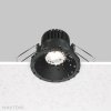 Lampa wbudowana wpuszczana w sufit LED aluminiowa czarna okrągła Zoom MAYTONI DL034-01-06W4K-B